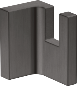 AXOR Universal Rectangular Haczyk na ręcznik Czarny Chrom Szczotkowany