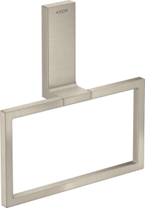 AXOR Universal Rectangular Wieszak na ręcznik typu Ring Nikiel Szczotkowany