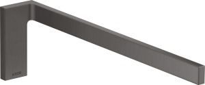 AXOR Universal Rectangular Wieszak na ręcznik Czarny Chrom Szczotkowany