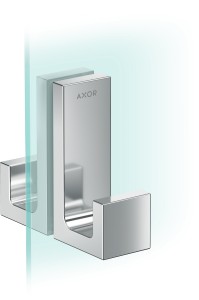 AXOR Universal Rectangular Uchwyt drzwi prysznicowych Chrom