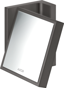 AXOR Universal Rectangular Lustro kosmetyczne Czarny Chrom Szczotkowany