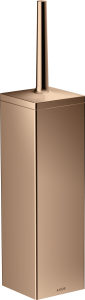 AXOR Universal Rectangular Szczotka toaletowa ścienna z pojemnikiem Czerwone Złoto Polerowane
