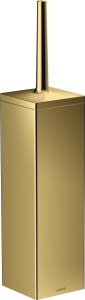 AXOR Universal Rectangular Szczotka toaletowa ścienna z pojemnikiem Złoty Optyczny Polerowany