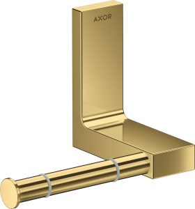 AXOR Universal Rectangular Uchwyt na papier toaletowy Złoty Optyczny Polerowany