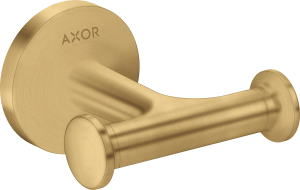 AXOR Universal Circular Podwójny wieszak na ręcznik Złoty Optyczny Szczotkowany