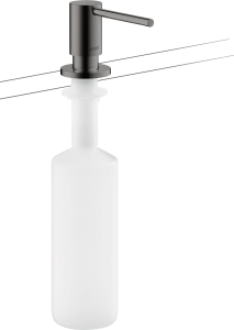 AXOR Uno Dozownik mydła/ płynu Czarny Chrom Polerowany