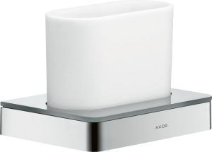AXOR Universal Softsquare Kubek do mycia zębów Chrom