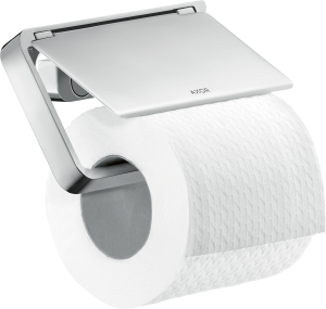 AXOR Universal Softsquare Uchwyt na papier toaletowy z osłoną Chrom