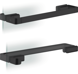 AXOR Universal Softsquare Uchwyt do drzwi prysznicowych 444mm Czarny Matowy