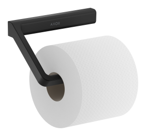 AXOR Universal Softsquare Uchwyt na papier toaletowy Czarny Matowy