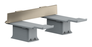 AXOR Universal Softsquare Zestaw adapterów Nikiel Szczotkowany