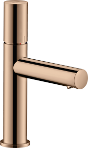 AXOR Uno Jednouchwytowa bateria umywalkowa 100 z niezamykanym kompletem odpływowym, uchwyt Zero Czerwone Złoto Polerowane