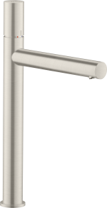 AXOR Uno Jednouchwytowa bateria umywalkowa 260 z niezamykanym kompletem odpływowym, uchwyt Zero Stal Szlachetna Optyczna