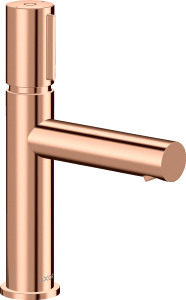 AXOR Uno Bateria umywalkowa Select 110 z niezamykanym kompletem odpływowym Czerwone Złoto Polerowane