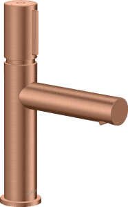 AXOR Uno Bateria umywalkowa Select 110 z niezamykanym kompletem odpływowym Czerwone Złoto Szczotkowane