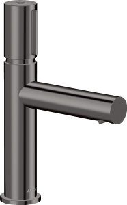 AXOR Uno Bateria umywalkowa Select 110 z niezamykanym kompletem odpływowym Czarny Chrom Polerowany