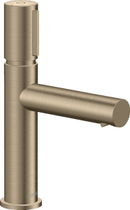 AXOR Uno Bateria umywalkowa Select 110 z niezamykanym kompletem odpływowym Nikiel Szczotkowany