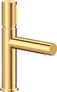 AXOR Uno Bateria umywalkowa Select 110 z niezamykanym kompletem odpływowym Złoty Optyczny Polerowany