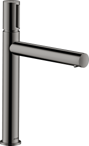 AXOR Uno Bateria umywalkowa Select 200 z niezamykanym kompletem odpływowym Czarny Chrom Polerowany