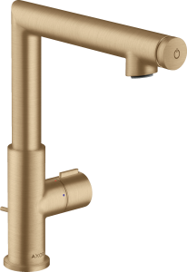 AXOR Uno Bateria umywalkowa Select 220 Brąz Szczotkowany