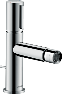 AXOR Uno Bateria bidetowa Select z automatycznym kompletem odpływowym Czerwone Złoto Polerowane