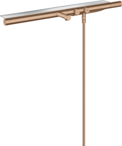 AXOR ShowerSolutions Bateria termostatyczna wannowa 800 do instalacji natynkowej Czerwone Złoto Szczotkowane