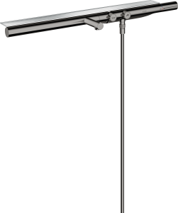AXOR ShowerSolutions Bateria termostatyczna wannowa 800 do instalacji natynkowej Czarny Chrom Polerowany