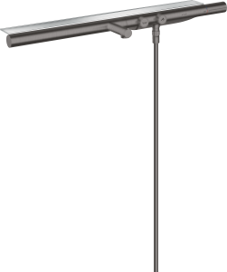 AXOR ShowerSolutions Bateria termostatyczna wannowa 800 do instalacji natynkowej Czarny Chrom Szczotkowany