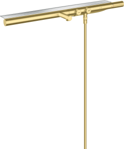 AXOR ShowerSolutions Bateria termostatyczna wannowa 800 do instalacji natynkowej Mosiądz Szczotkowany