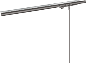 AXOR ShowerSolutions Bateria termostatyczna wannowa 1200 do instalacji natynkowej Czarny Chrom Szczotkowany