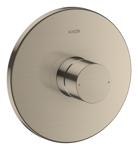AXOR Uno Jednouchwytowa bateria prysznicowa z uchwytem Loop, montaż podtynkowy Nikiel Szczotkowany
