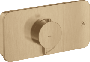 AXOR One Moduł termostatyczny do montażu podtynkowego do 1 odbiornika, element zewnętrzny Brąz Szczotkowany