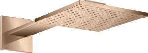 AXOR ShowerSolutions Głowica prysznicowa 250/250 1jet z ramieniem prysznicowym Czerwone Złoto Polerowane