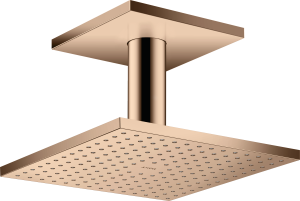 AXOR ShowerSolutions Głowica prysznicowa 250/250 1jet Czerwone Złoto Polerowane