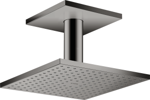 AXOR ShowerSolutions Głowica prysznicowa 250/250 2jet podtynkowa Czarny Chrom Polerowany
