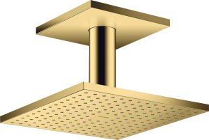 AXOR ShowerSolutions Głowica prysznicowa 250/250 2jet podtynkowa Złoty Optyczny Polerowany