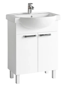 ZESTAW SZAFKA + UMYWALKA 65 CM FREJA BIAŁY KOŁO