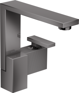 AXOR Edge Jednouchwytowa bateria umywalkowa 190 push-open - szlif diamentowy Czarny Chrom Polerowany