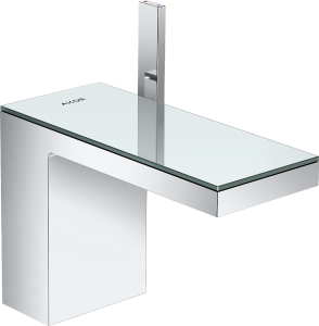 AXOR MyEdition Jednouchwytowa bateria umywalkowa 110 z kompletem odpływowym Push-Open Chrom/Szkło Lustrzane