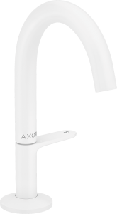 AXOR One Bateria umywalkowa Select 140 z kompletem odpływowym Push-Open Biały Matowy