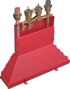 AXOR Zestaw podstawowy do 4-otworowej baterii termostatycznej do montażu na brzegu wanny