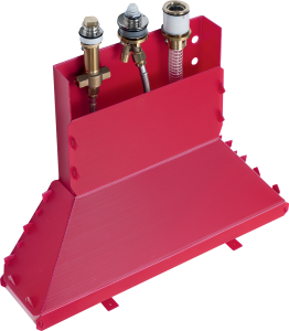 AXOR Zestaw podstawowy do 3-otworowej baterii termostatycznej do montażu na brzeg wanny