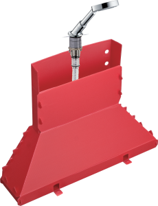 AXOR Zestaw montowany na brzegu wanny z główką prysznicową Chrom