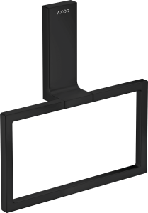 AXOR Universal Rectangular Wieszak na ręcznik typu Ring Czarny Matowy