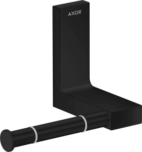 AXOR Universal Rectangular Uchwyt na papier toaletowy Czarny Matowy