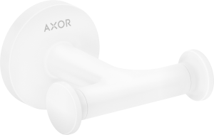 AXOR Universal Circular Podwójny haczyk na ręcznik Biały Matowy
