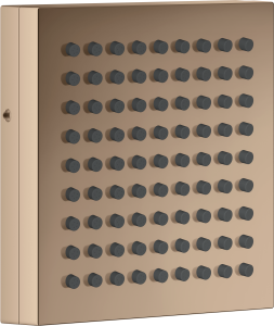 AXOR ShowerComposition Prysznic na ramiona 110/110 1jet Czerwone Złoto Polerowane