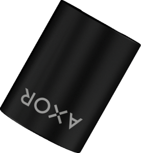 AXOR ShowerSolutions Tekstylny wąż prysznicowy 2 m z nakrętką cylindryczną i stożkową Czarny Matowy