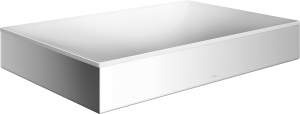 AXOR Suite Basins & Bathtub Umywalka nablatowa 600/400 bez otworu na baterie i przelewu Chrom