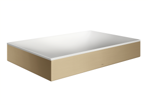 AXOR Suite Basins & Bathtub Umywalka nablatowa 600/400 bez otworu na baterie i przelewu Brąz Szczotkowany